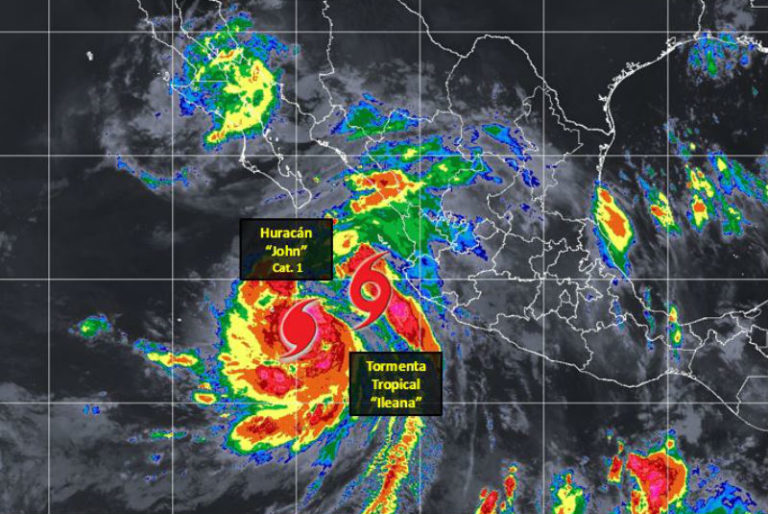 Se forma tormenta Kristy lejos de costa mexicana y huracán John se