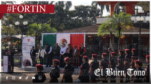 Bandera Nacional, símbolo de identidad. Honran fortinenses lábaro patrio.