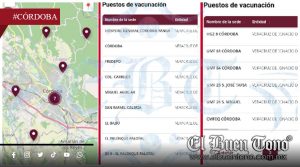 Anuncian mapa con más 15 puntos de vacunación en Córdoba; usuarios reportan desabasto y exclusión