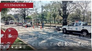 Motociclista resulta lesi0nado tras accidente con taxi en avenida Cri-Cri