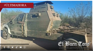 Aseguran vehículo tipo “monstruo” tras enfrentamiento armado en Tamaulipas