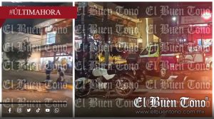 Choca patrulla y motocicleta cerca del parque de San José