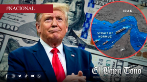 Trump afirma que EU ganaría dinero si sube el petróleo ante posible cierre del estrecho de Hormuz