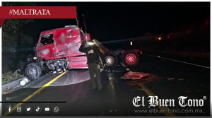 Tráiler se sale del camino en las Cumbres de Maltrata; lluvia provoca otro accidente en la autopista 150D