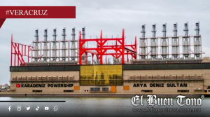 Desde África hasta Veracruz: Así llegó la planta eléctrica flotante a Tuxpan