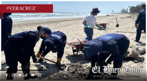 Suspenden pesca en municipios de Veracruz por derrame de hidrocarburo; Hay 42 localidades afectadas