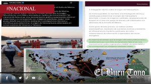 Sheinbaum desmiente a Greenpeace por imagen de derrame en el Golfo; ONG admite error pero mantiene denuncia