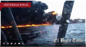 At4can con drones a petrolero ruso en el mar Negro; Tripulación está a salvo