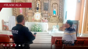 Sacrilegio en Apizaco: Roban 70 mil pesos y equipo de sonido en parroquia al inicio de Semana Santa