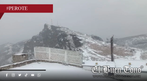 Granizada cubre de blanco el Cofre de Perote este 31 de marzo