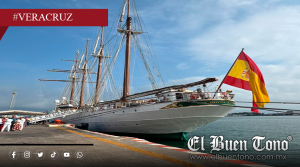 Atraca buque escuela español en Veracruz puerto; estará abierto la ciudadanía