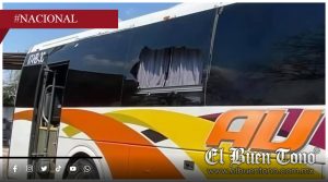 Ataque con piedra a autobús de pasajeros en Cotaxtla provoca momentos de pánico