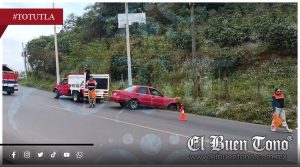 Choque deja sólo daños materiales en Totutla