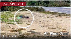 Dejan cu3rp0 3j3cut4d0 y cartulina en la carretera Pinotepa–Acapulco