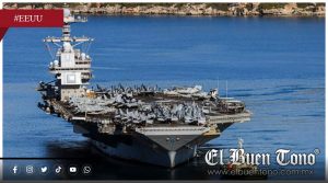 Portaaviones de EU se dirige a Grecia tras incendio interno en plena operación contra Irán