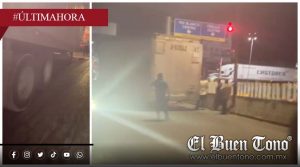 Desprendimiento de caja seca provoca afectaciones viales en el puente de Vicente Guerrero, en Río Blanco