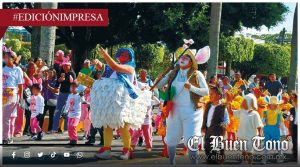 Realizan desfile de la primavera; con temática de Cri-Crí
