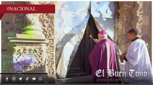 Arquidiócesis de San Luis Potosí realiza exorcismo en templo tras daños en protesta del 8 de marzo