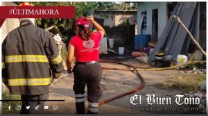 Incendio en Yanga deja daños materiales