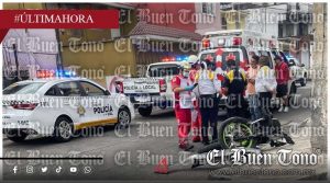 Fuerte choque entre camioneta y motocicleta deja a un joven lesi0nado en el norte de Orizaba