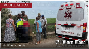 Cae cortador de caña de camioneta en movimiento; resulta lesionado en carretera de Cuitláhuac