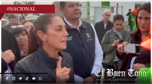 Sheinbaum niega haber regañado a manifestantes en Puebla: “Levanté la voz para que me escucharan”