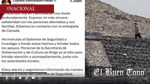 Sheinbaum lamenta agrεsión en Teotihuacán e instruye investigación a fondo