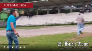 Riña multitudinaria en estadio de La Perla provoca pánico; Investigan posible 4rma