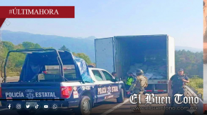 Intentan robar cargamento y terminan regresándolo grano por grano