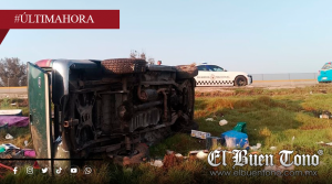 VOLCADURA EN LA AUTOPISTA PUEBLA–CÓRDOBA PROVOCA CIERRE PARCIAL A LA ALTURA DEL KM 150
