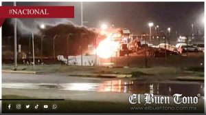 Incendio de tráiler tipo “madrina” en el puerto de Veracruz deja daños materiales