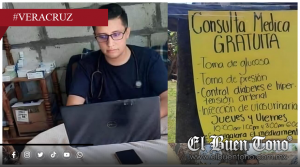 Joven médico regresa a Veracruz para ofrecer atención y medicinas gratis en comunidad sin acceso a salud