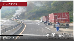 Muεre conductor en fatal accidente en tramo Las Vigas–Miradores