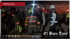 Nivel del agua complica rescate de minero atrapado en Santa Fe, Sinaloa