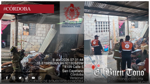 Fuego en bracero provoca alarma y moviliza a bomberos en Córdoba