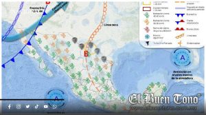 FF 44 provocará lluvias, fuertes vientos y torbellinos; persiste ‘ola’ de calor en gran parte del país