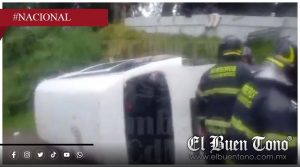 Vuelca transporte escolar en Cuajimalpa y deja 15 alumnos lesi0nαdos