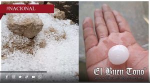 Fuerte granizada sorprende a San Gabriel Chilac y causa daños en calles y cultivos