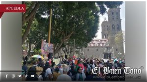 Protestan en Puebla contra cablebús; acusan ecocidio y falta de solución a la movilidad