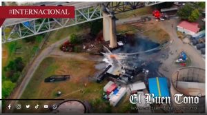 Expl0ta camión cisterna y desata emergencia en zona del Canal de Panamá