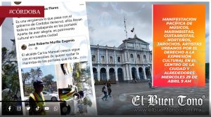 Política recaudatoria de Manuel Alonso Cerezo provoca manifestación de músicos y artistas urbanos en Córdoba