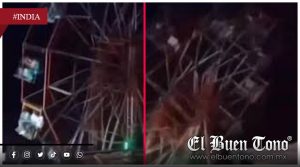 Colapsa rueda de la fortuna en India; hay decenas de heridos, varios de gravedad