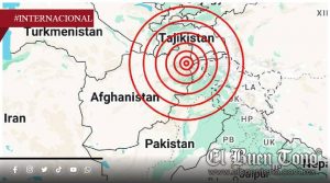 Sismo de 5.9 ‘sacude’ Afganistán; reportan mvert0s y daños