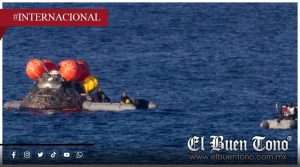 NASA logra misión perfecta: cápsula Orión regresa con astronautas sanos y salvos