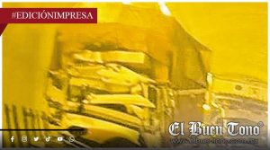 Choque de tráileres en Túnel Esperanza; cierran carriles