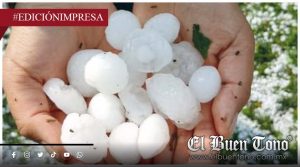 Cae granizo en 3 municipios; sorprende a los habitantes
