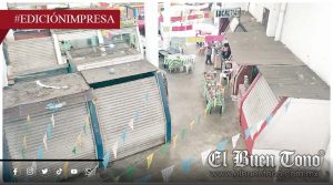 Abandono en mercado La Isla; solo dos focos funcionan
