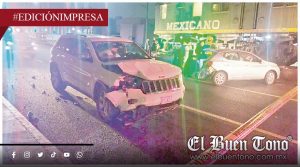 Se pasó el alto y se llevó un susto; encontronazo en Orizaba