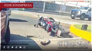 Hɛridα, tras choque contra camioneta