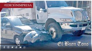 Ahora… choca un camión recolector; le llueve a Chocamán